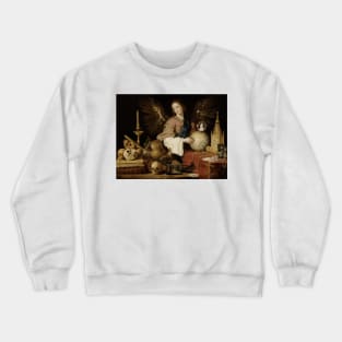 Allegory of Vanity by Antonio de Pereda Crewneck Sweatshirt